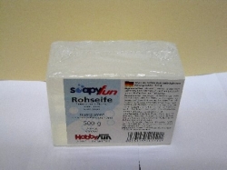 Glycerin Rohseife soapyfun, transparent, 500 gramm, Block